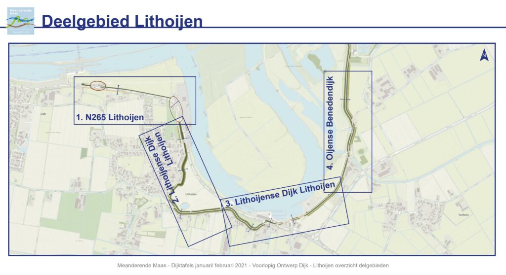 Bekijk de overzichtskaart van het deelgebied Lithoijen